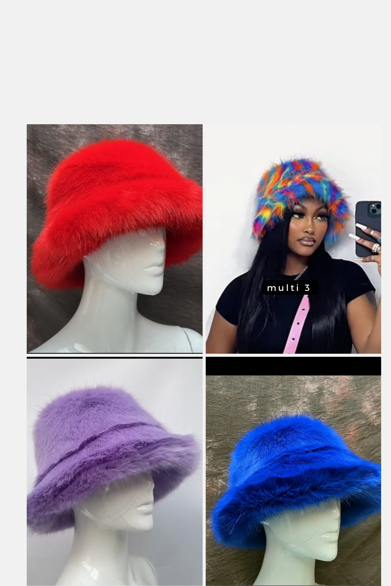 Fur Bucket Hat | Bossy Collections