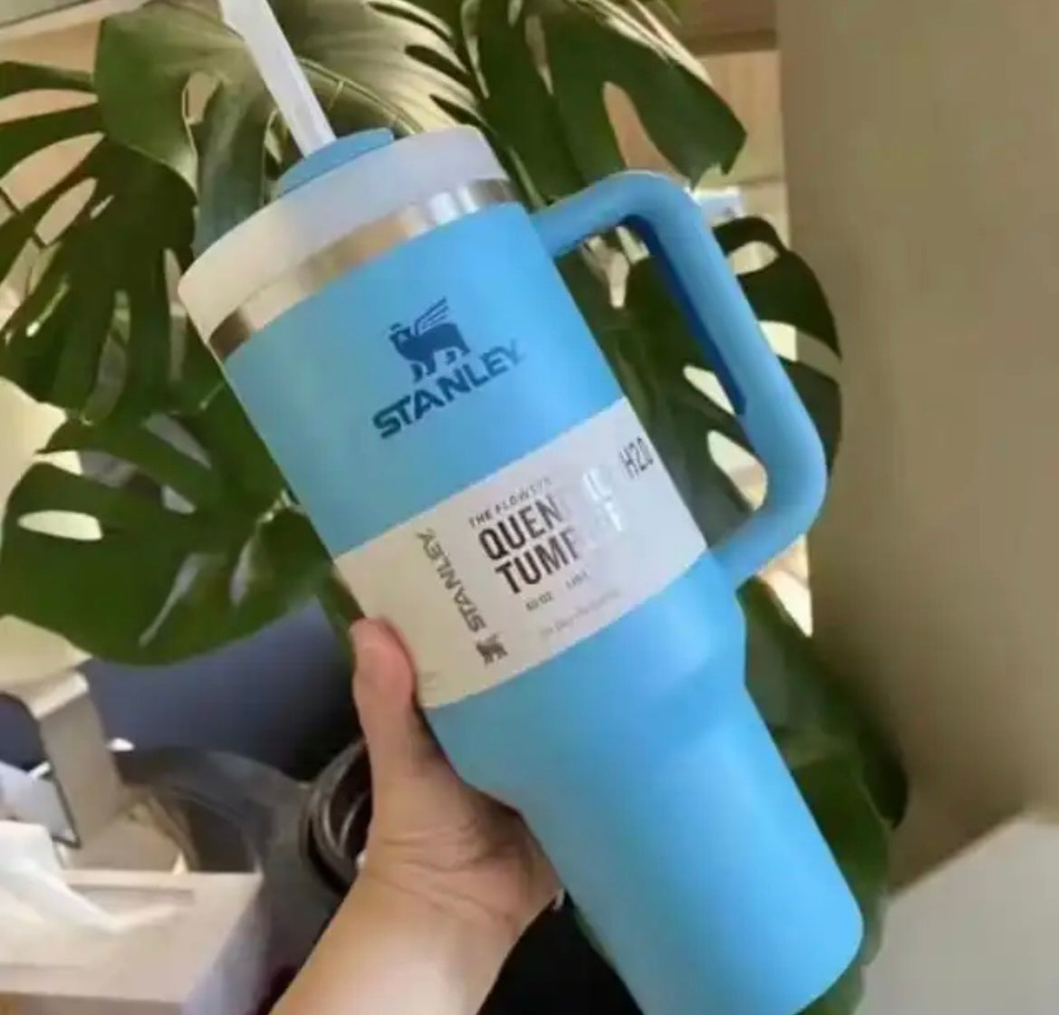 Stanley 40 oz Stainless Steel H2.0 FlowState Quencher Tumbler