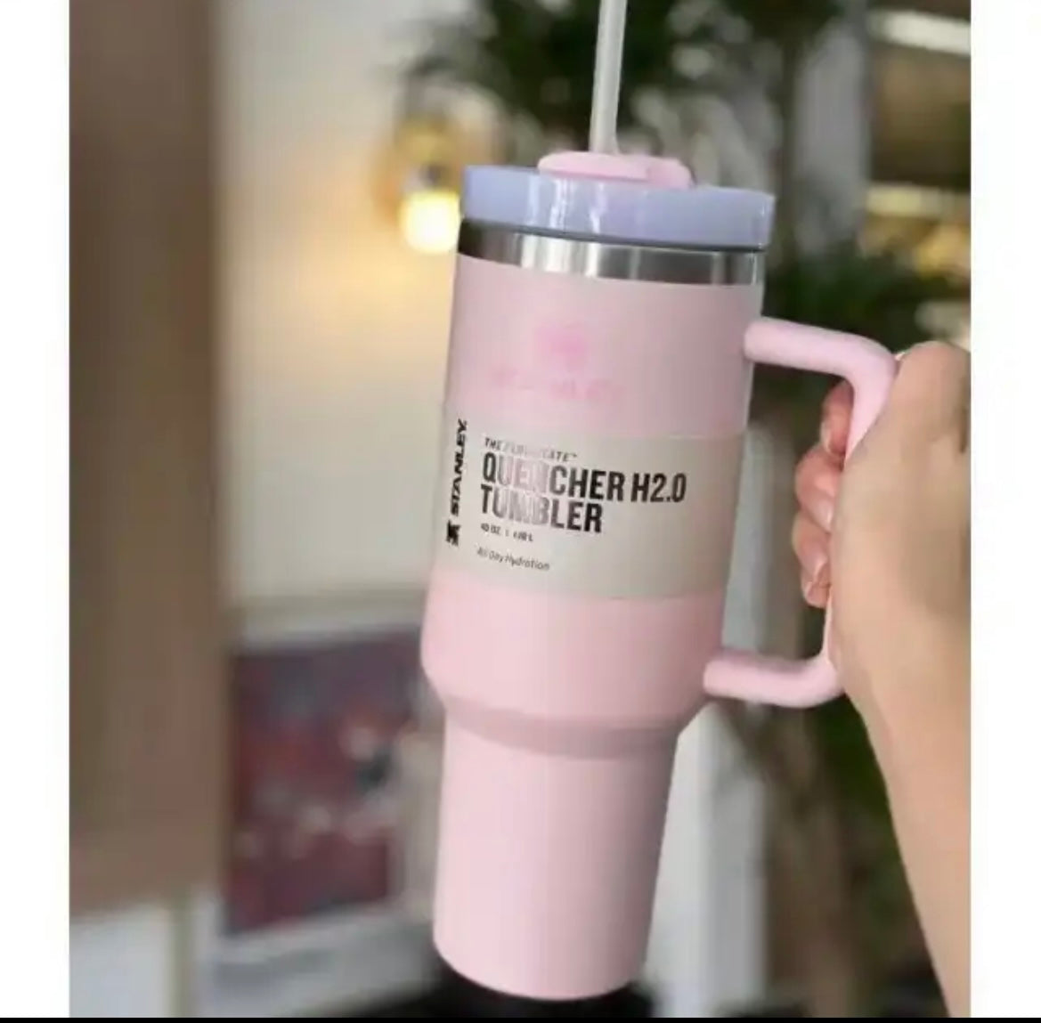 Stanley 40 oz Stainless Steel H2.0 FlowState Quencher Tumbler