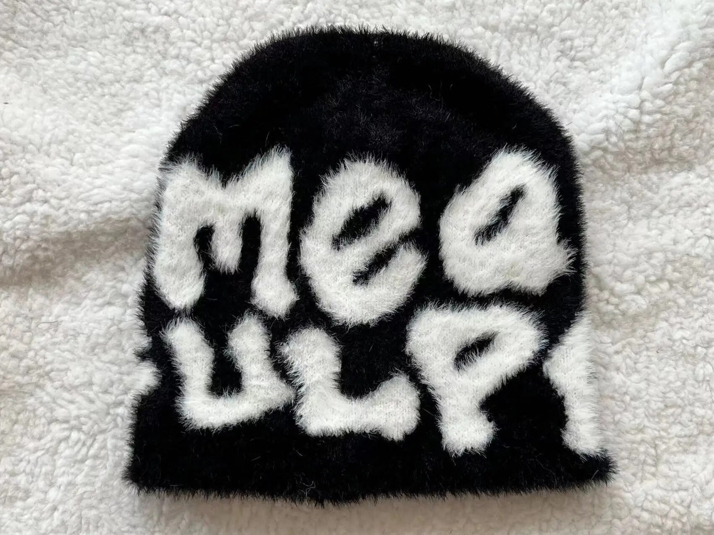 Winter Beanies Mea Culpas Furry Style Y2K Skullies Kpop Knitted Hat Cashmere