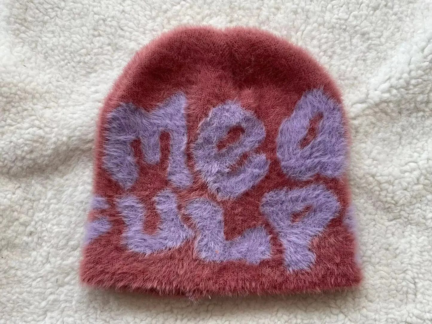 Winter Beanies Mea Culpas Furry Style Y2K Skullies Kpop Knitted Hat Cashmere