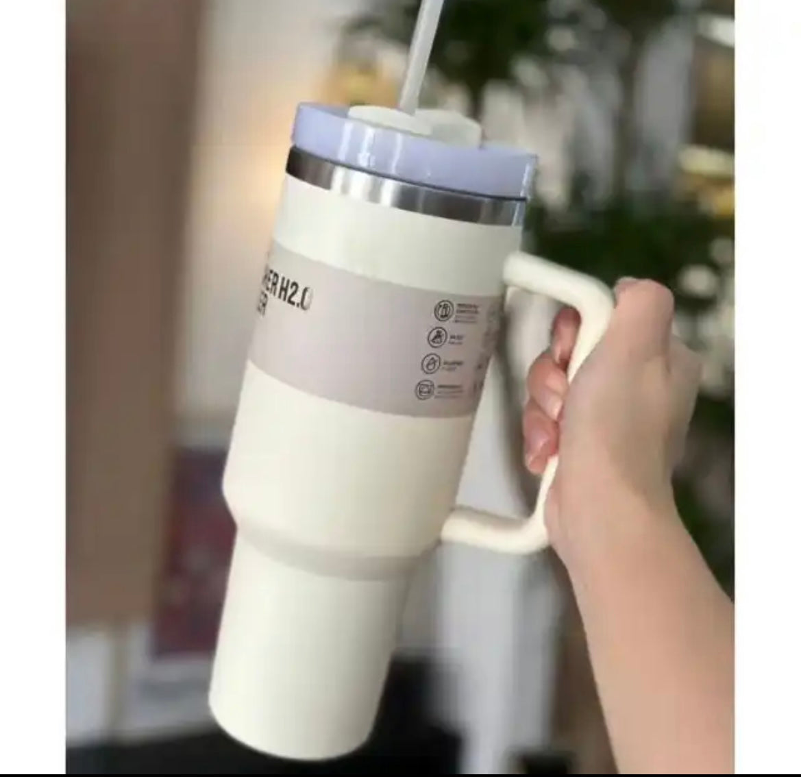 Stanley 40 oz Stainless Steel H2.0 FlowState Quencher Tumbler