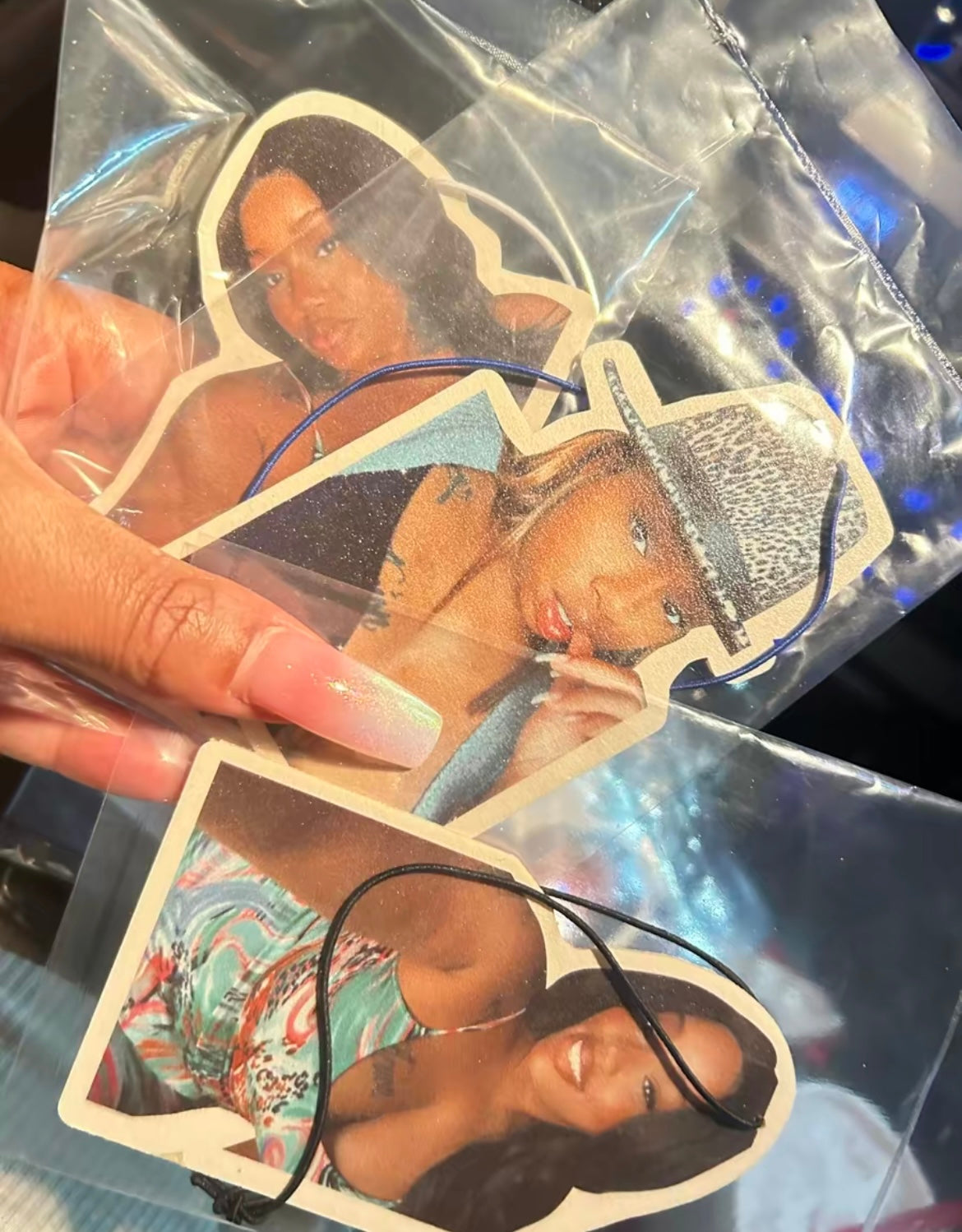 Custom Car Air Freshener - Double Sided Photo Personalized