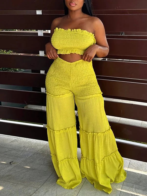 Watching the Sunset - Wide Pants Set