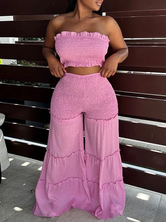 Watching the Sunset - Wide Pants Set