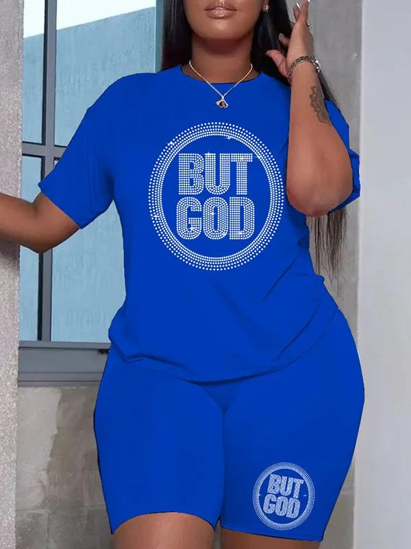 But God - Biker Shorts Set