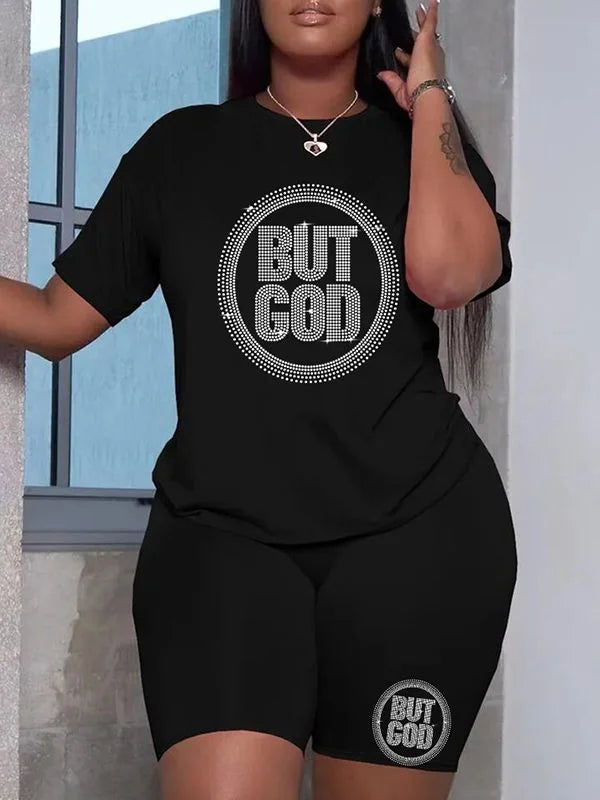 But God - Biker Shorts Set