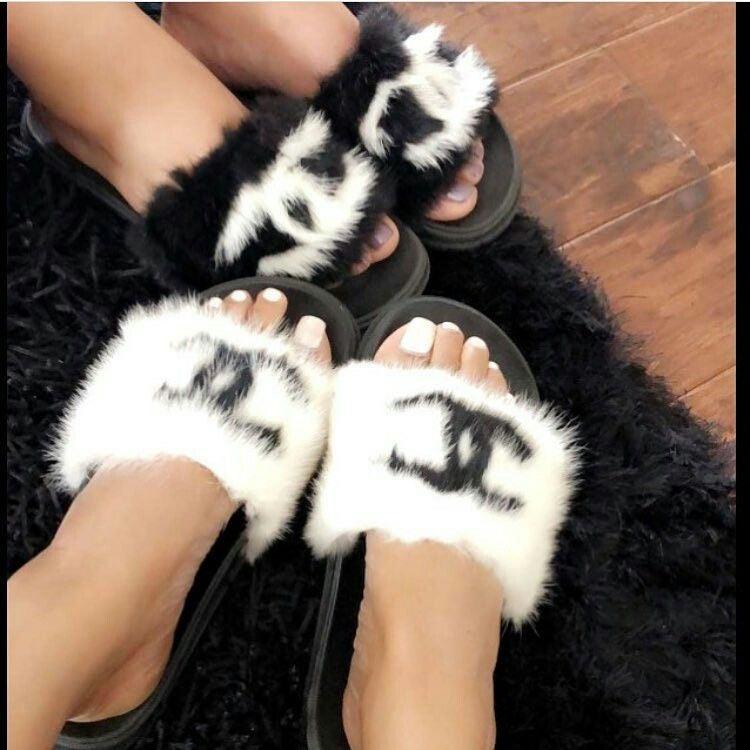 Coco inspired Mink Fur Slides - Bossy Collections