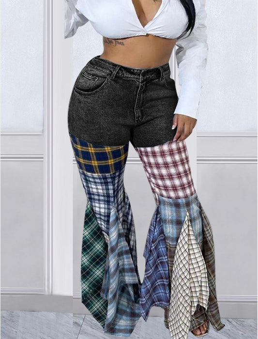 Hey Girl Patchwork - Black Wash - Bossy Collections